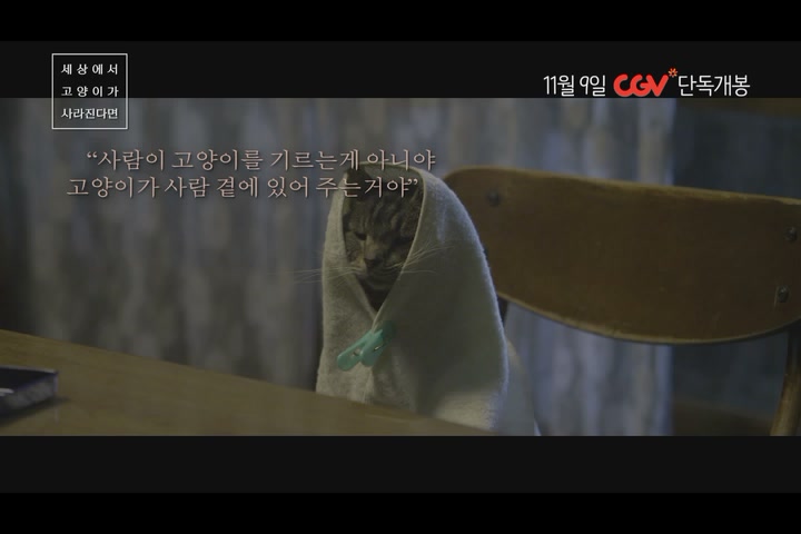 세상에서 고양이가 사라진다면[예고편]