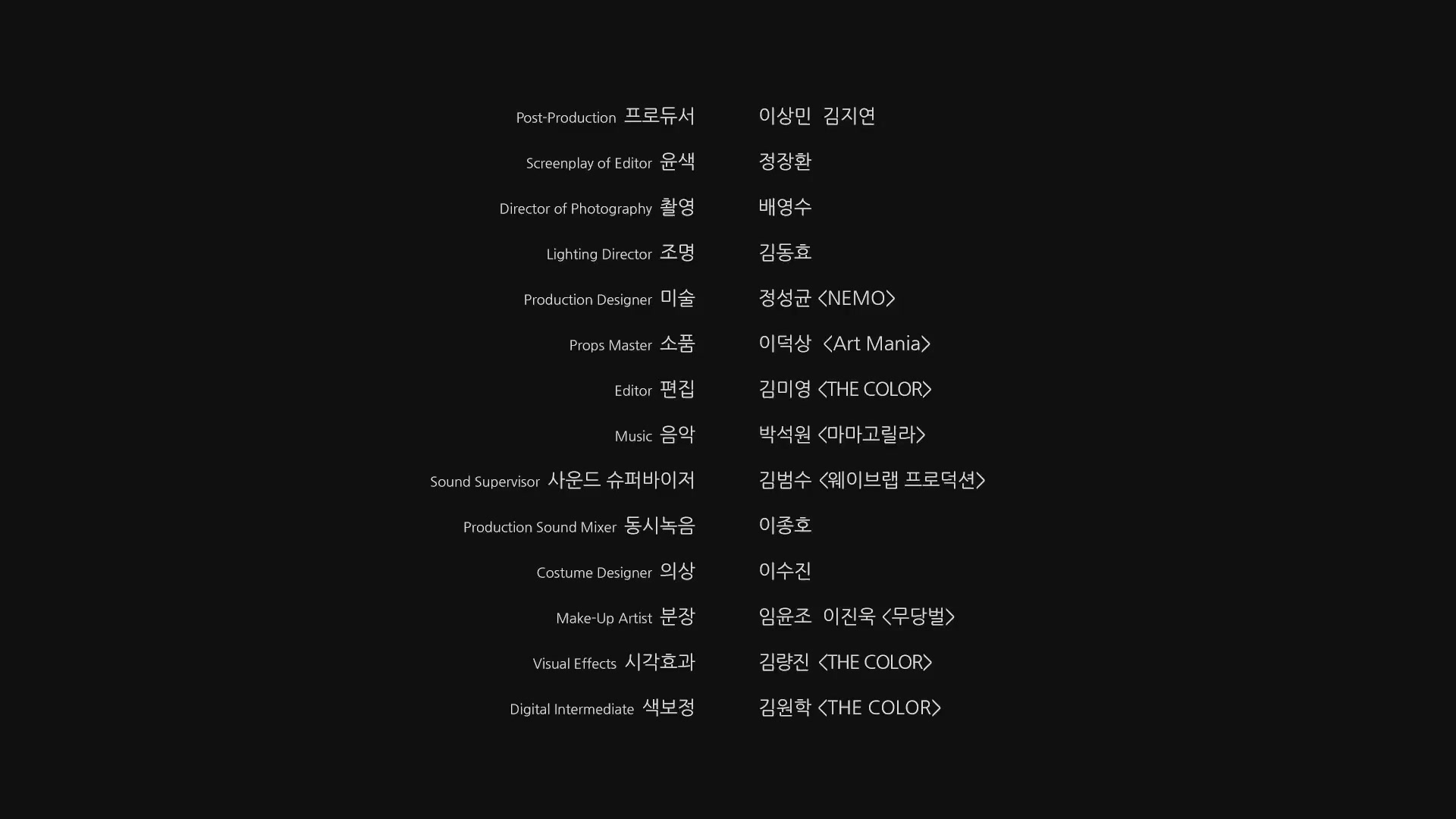 얼굴없는 보스[엔딩크레딧]
