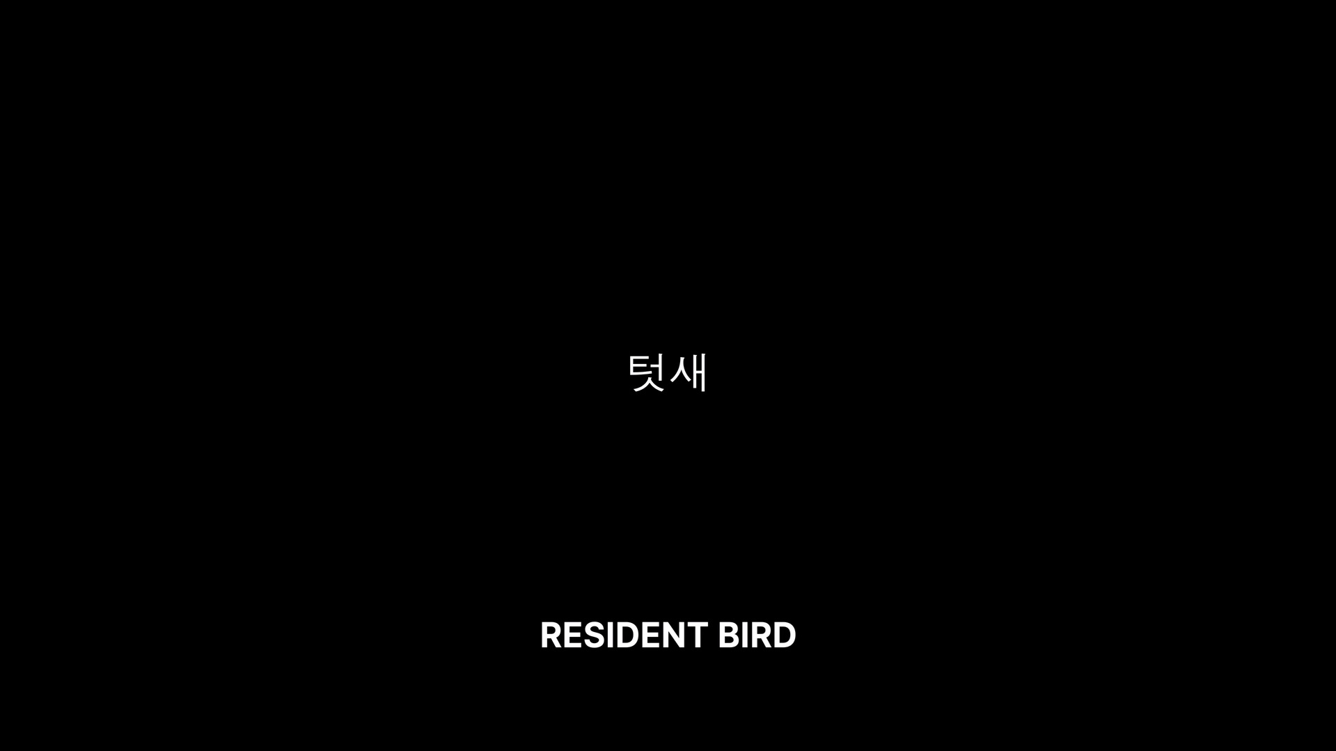 텃새[엔딩크레딧]